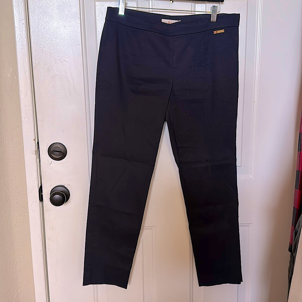 Tory Burch Callie Skinny Pant in Medium Navy